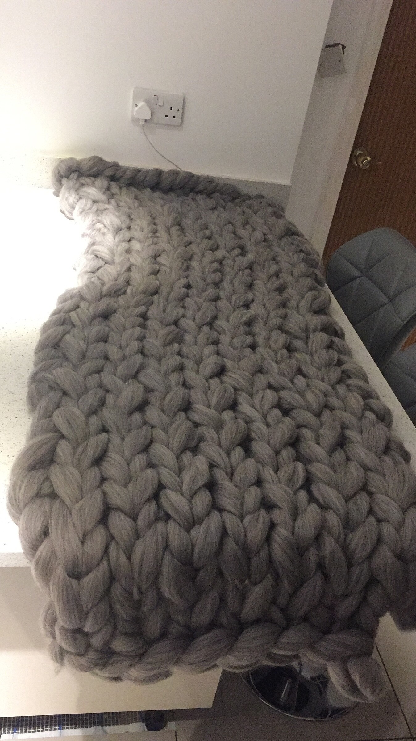 Help with my jumbo yarn blanket Howto Questions KnittingHelp Forum