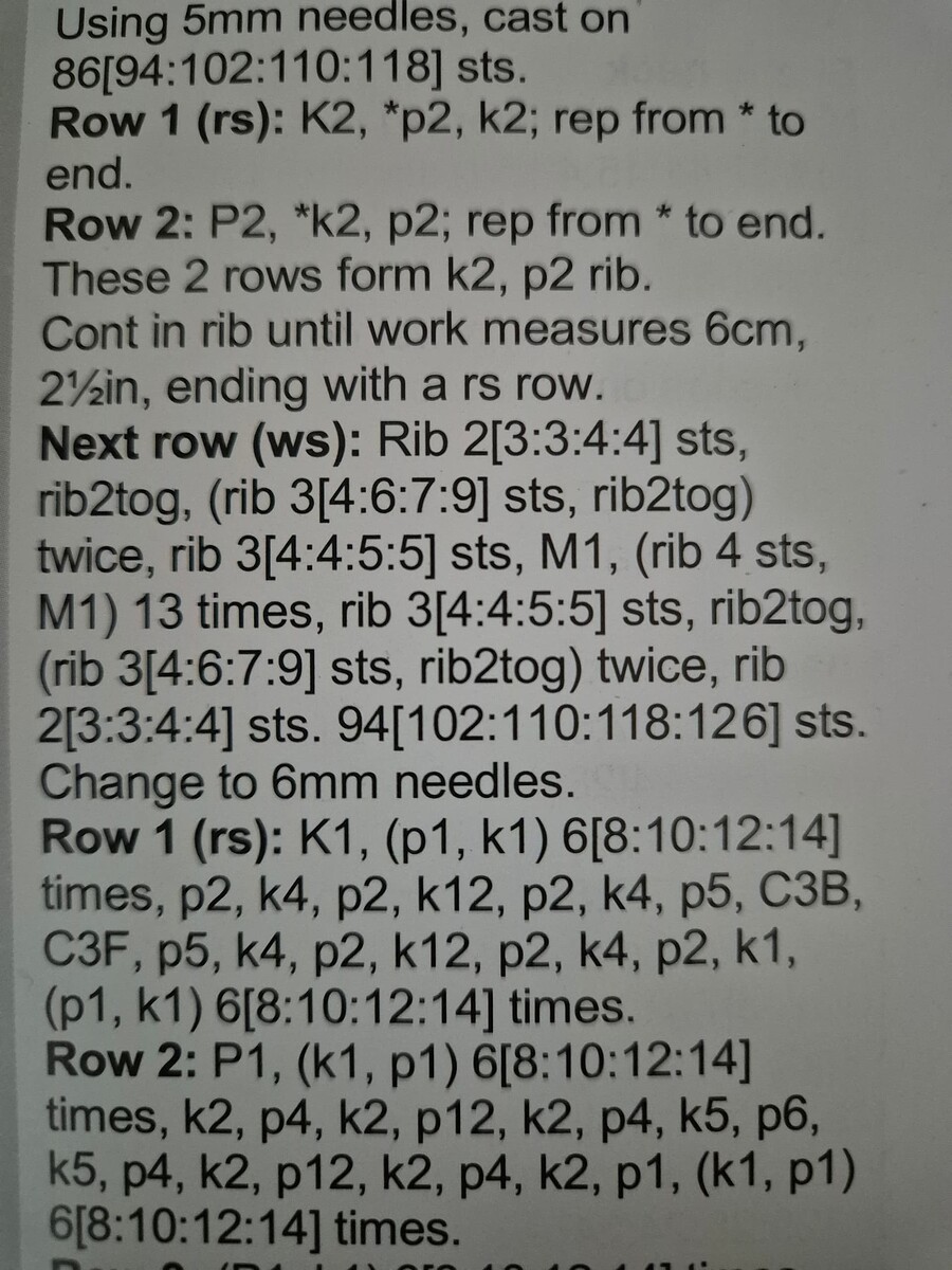 Need help reading a pattern - How-to Questions - KnittingHelp Forum ...