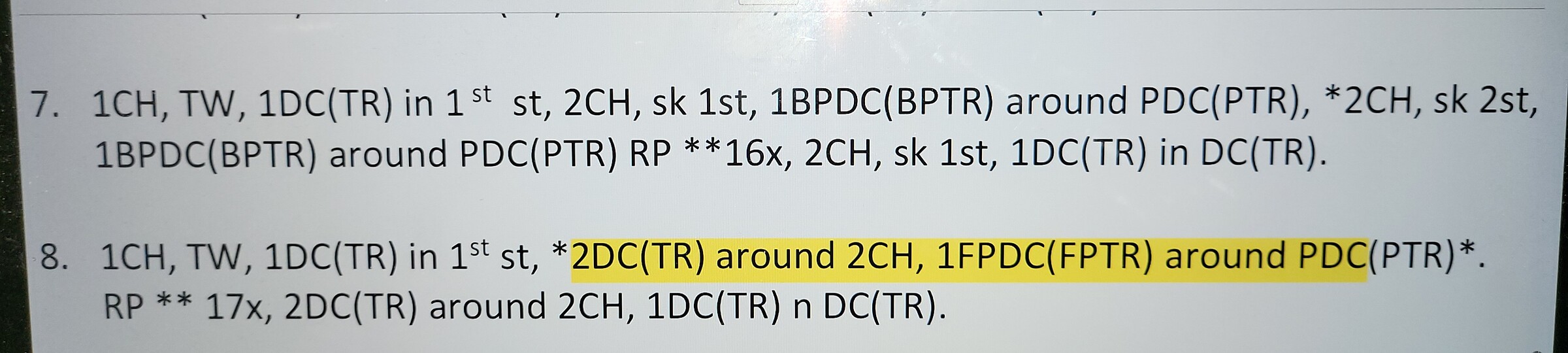 How to 2DC around 2CH - How-to Questions - KnittingHelp Forum Community